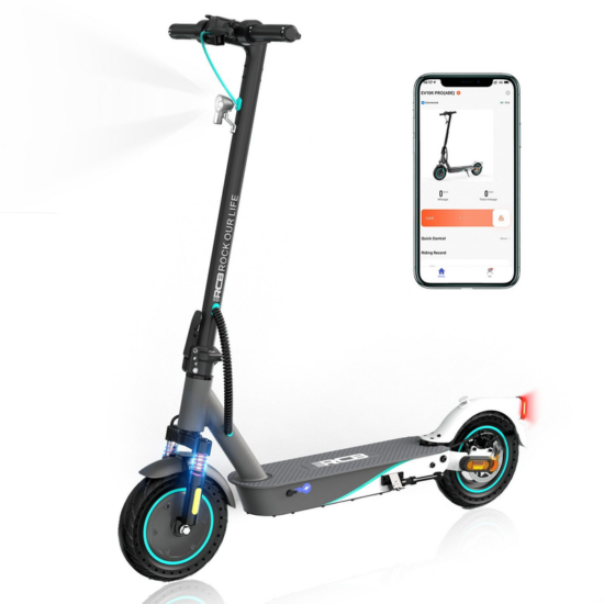 E-Scooter EV10KP mit Straßenzulassung (ABE), Komfortable Stoßdämpfung, APP