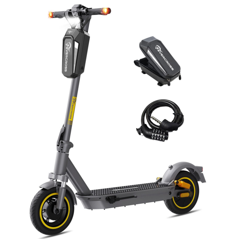 E-Scooter mit Straßenzulassung (ABE), 10" Runflat Reifen, Blinker