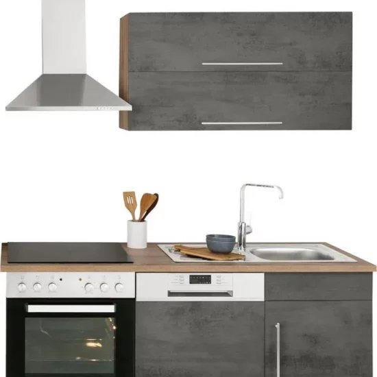 KOCHSTATION Winkelküche KS-Samos, Stellbreite 230x170 cm, wahlweise mit E-Geräten, mit Arbeitsplatte – Image 6
