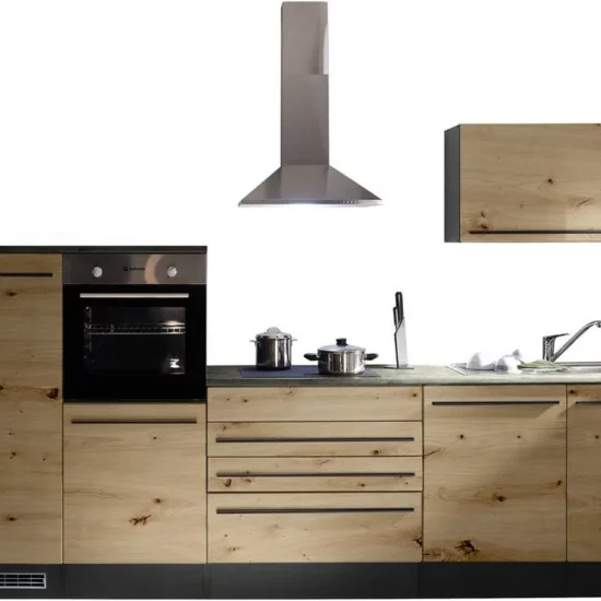 Küchenzeile Jazz, Breite 320 cm, wahlweise mit E-Geräten – Image 2