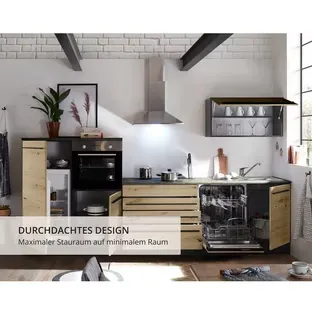 Küchenzeile Jazz, Breite 320 cm, wahlweise mit E-Geräten – Image 5