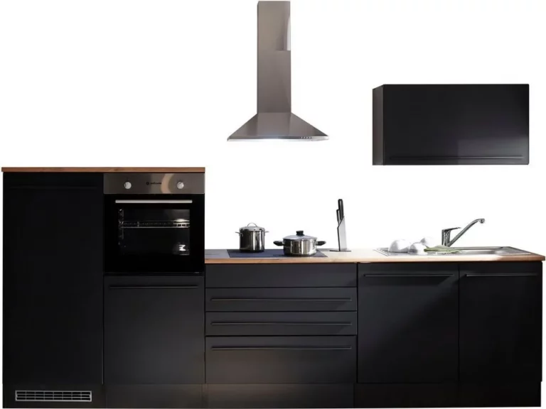 Küchenzeile Jazz, Breite 320 cm, wahlweise mit E-Geräten