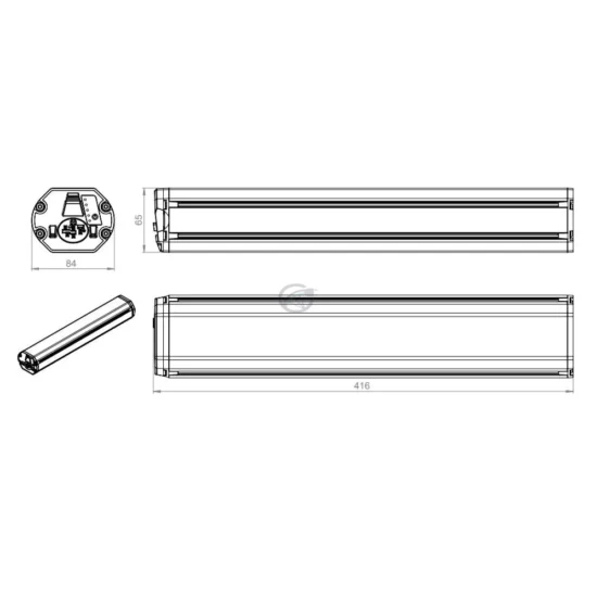 Bosch Powertube 625 Horizontal