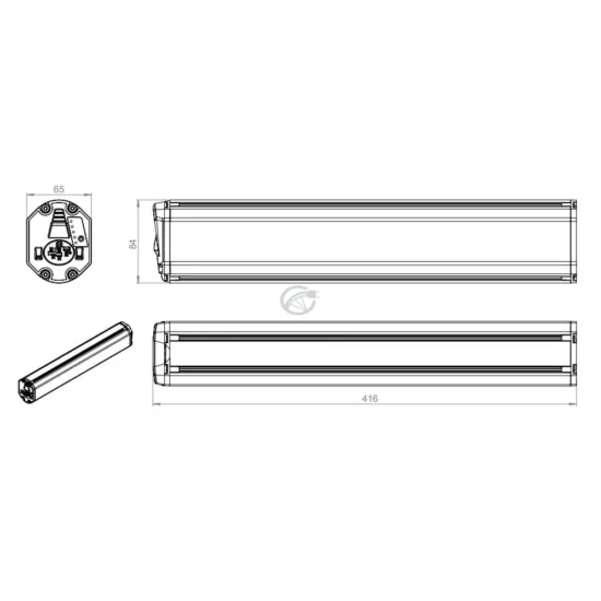 Bosch Powertube 625 Vertikal