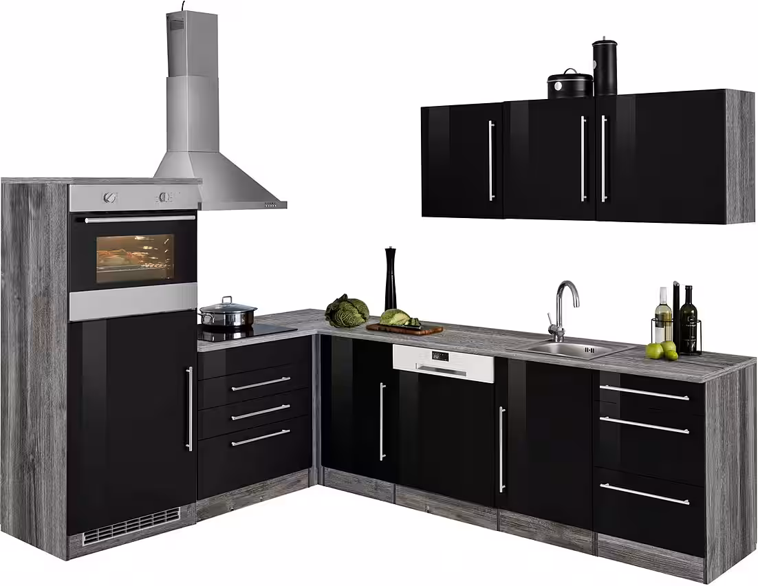 KOCHSTATION Winkelküche KS-Samos, Stellbreite 200x270 cm, wahlweise mit E-Geräten und Induktion – Image 10