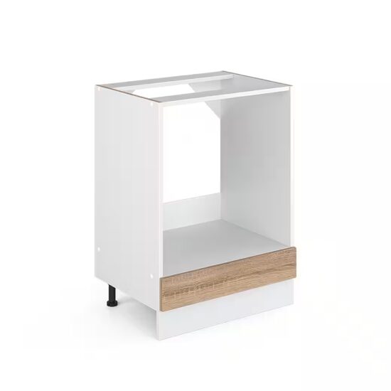 Vicco Herdumbauschrank R-Line, Weiß Hochglanz/Weiß, 60 cm ohne Arbeitsplatte (1-St) – Image 3