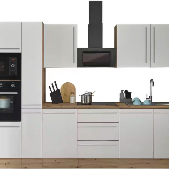 KOCHSTATION Küchenzeile Florida, Breite 300 cm, wahlweise mit E-Geräten,Softclose für Türen/Schubkästen – Image 2