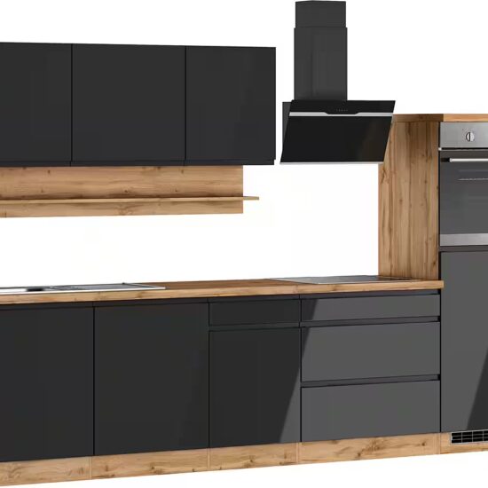 KOCHSTATION Küchenzeile KS-Virginia,neu in verbesserter Ausführung, Breite 300 cm, Soft-Close, wahlweise mit E-Geräten – Image 8