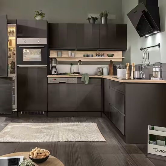 KOCHSTATION Winkelküche KS-Virginia,neu in verbesserter Ausführung, Stellbreite 290/190 cm cm, Soft-Close, wahlweise mit Induktion – Image 6