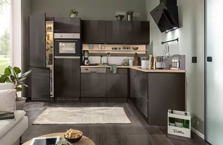 KOCHSTATION Winkelküche KS-Virginia,neu in verbesserter Ausführung, Stellbreite 290/190 cm cm, Soft-Close, wahlweise mit Induktion