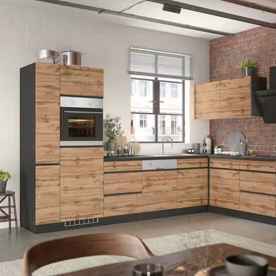 KOCHSTATION Winkelküche KS-Riesa, Stellbreite 330/180 cm, ohne E-Geräte – Image 10