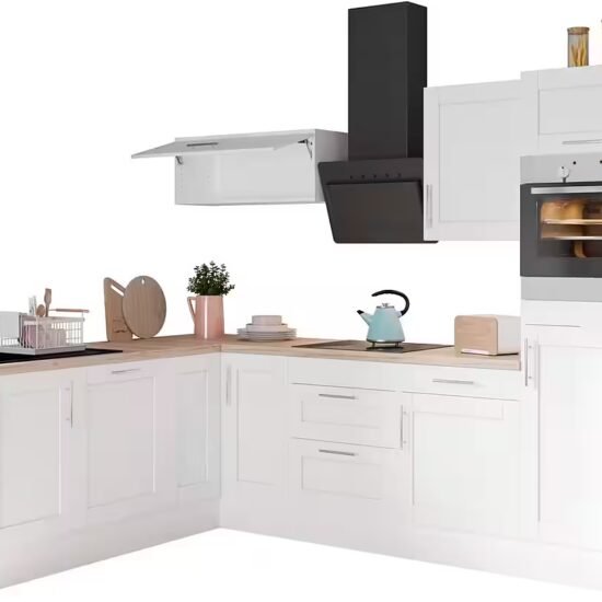 KOCHSTATION Küche KS-Ahus, 200 x 270 cm breit, wahlweise mit E-Geräten, Soft Close Funktion – Image 10