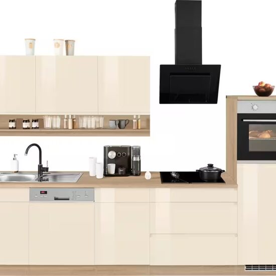 KOCHSTATION Küchenzeile KS-Virginia,neu in verbesserter Ausführung, Breite 300 cm, Soft-Close, wahlweise mit E-Geräten – Image 9