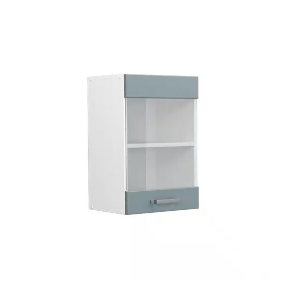 Vicco Glashängeschrank R-Line, Blau-Grau/Weiß, 40 cm (1-St) – Image 4