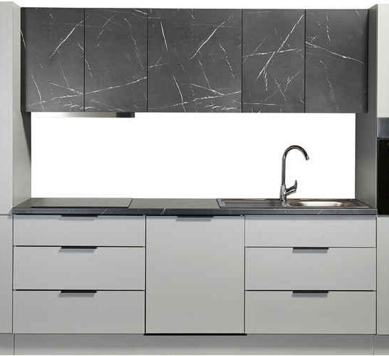 BASIC by Balculina Küchenzeile Esperanza B/H/T 340x215x60 cm, Breite 340 cm, wahlweise mit E-Geräten und Induktion – Image 1
