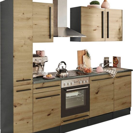 BASIC by Balculina Küchenzeile Jazz, Breite 250 cm, wahlweise mit E-Geräten – Image 1