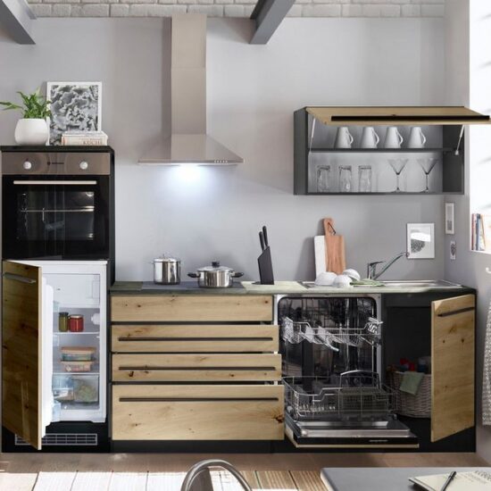 BASIC by Balculina Küchenzeile Jazz, Breite 260 cm, wahlweise mit E-Geräten – Image 5
