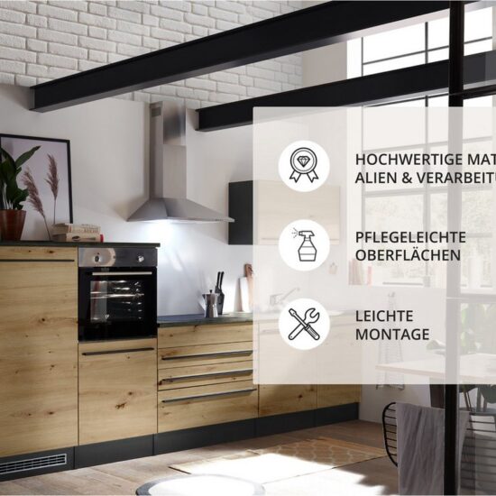 BASIC by Balculina Küchenzeile Jazz, Breite 320 cm, wahlweise mit E-Geräten – Image 7