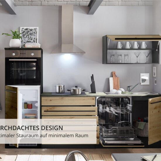 BASIC by Balculina Küchenzeile Jazz, Breite 260 cm, wahlweise mit E-Geräten – Image 8