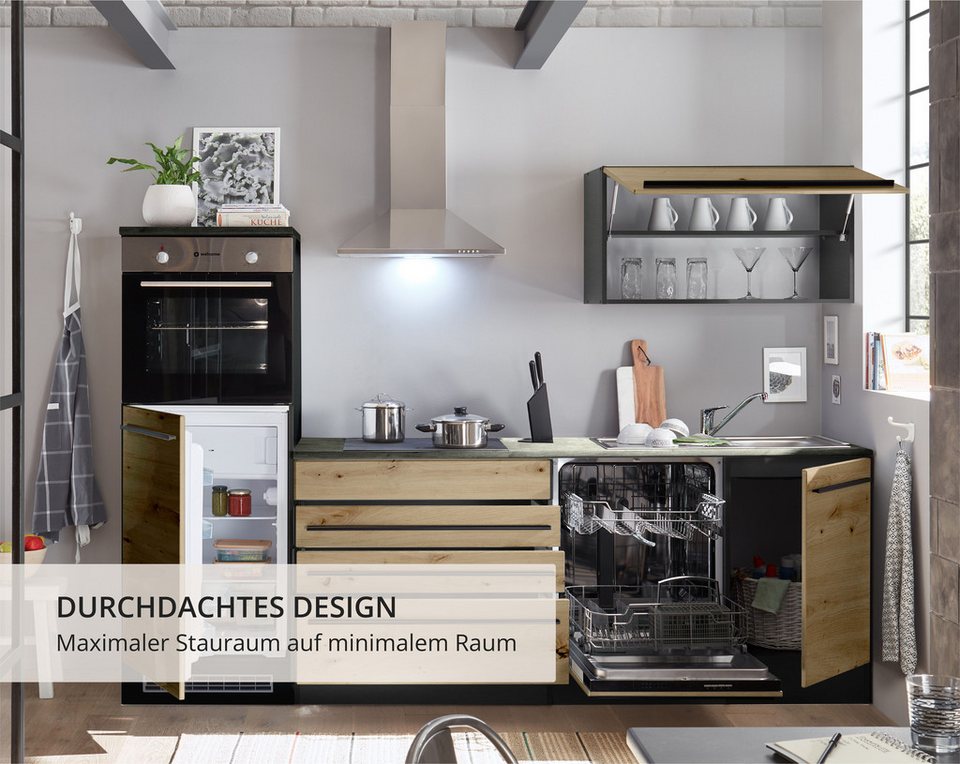 BASIC by Balculina Küchenzeile Jazz, Breite 260 cm, wahlweise mit E-Geräten – Image 8