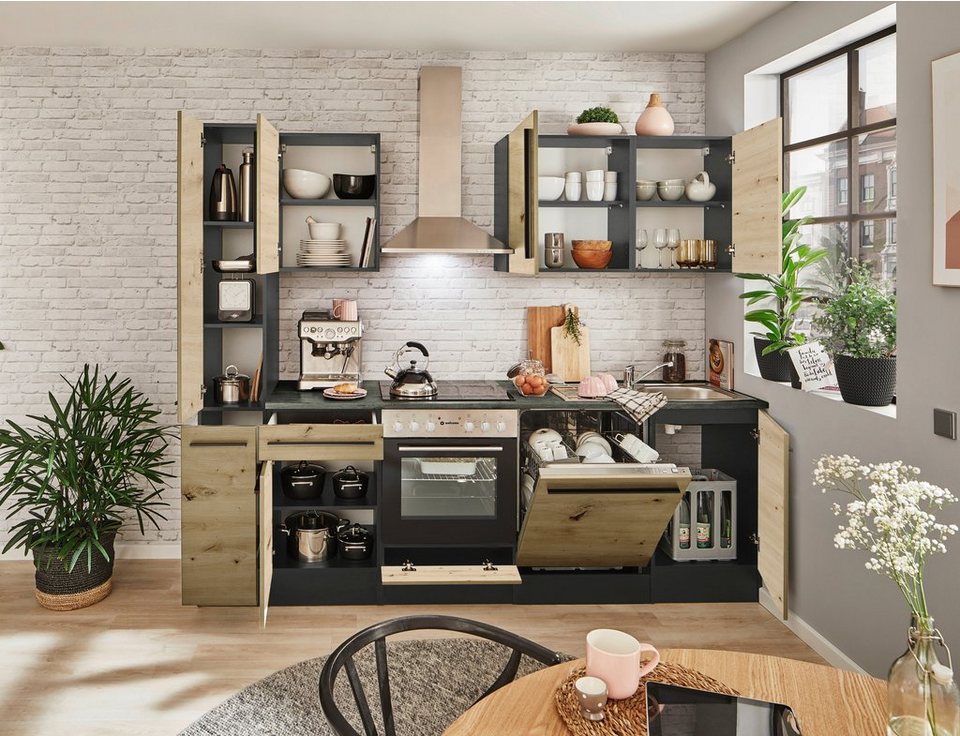 BASIC by Balculina Küchenzeile Jazz, Breite 250 cm, wahlweise mit E-Geräten – Image 8