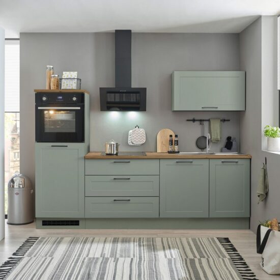 BASIC by Balculina Küchenzeile Marsi, Breite 260 cm, wahlweise mit E-Geräten, mit Soft-Close-Funktion – Image 2