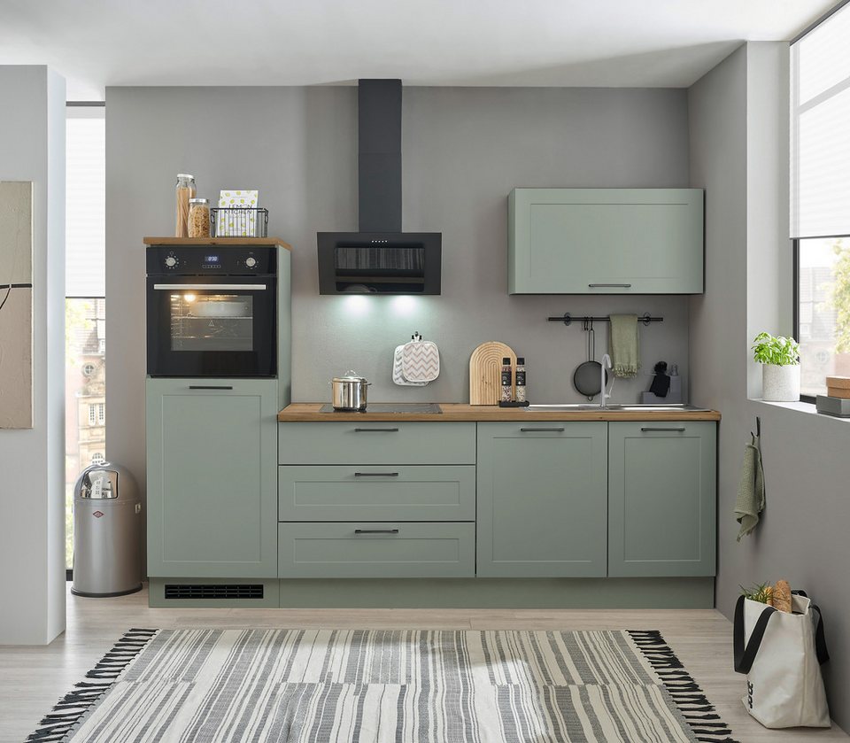 BASIC by Balculina Küchenzeile Marsi, Breite 260 cm, wahlweise mit E-Geräten, mit Soft-Close-Funktion – Image 2