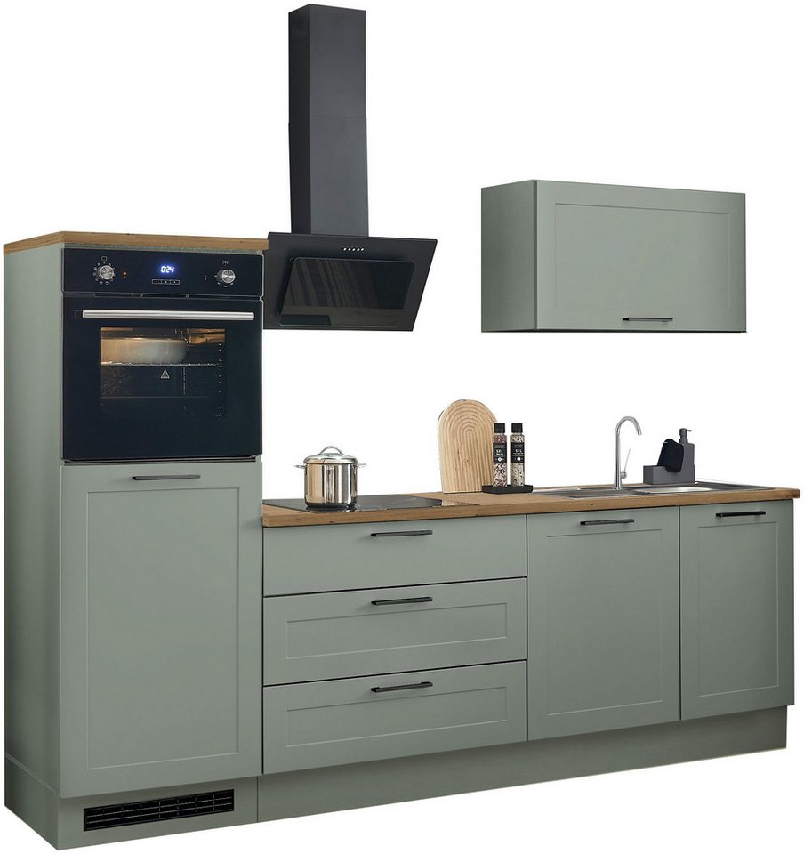 BASIC by Balculina Küchenzeile Marsi, Breite 260 cm, wahlweise mit E-Geräten, mit Soft-Close-Funktion – Image 3