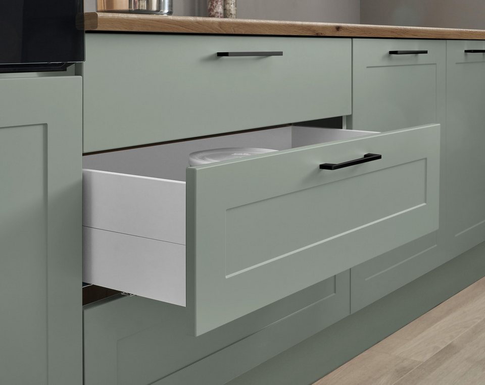 BASIC by Balculina Küchenzeile Marsi, Breite 260 cm, wahlweise mit E-Geräten, mit Soft-Close-Funktion – Image 5