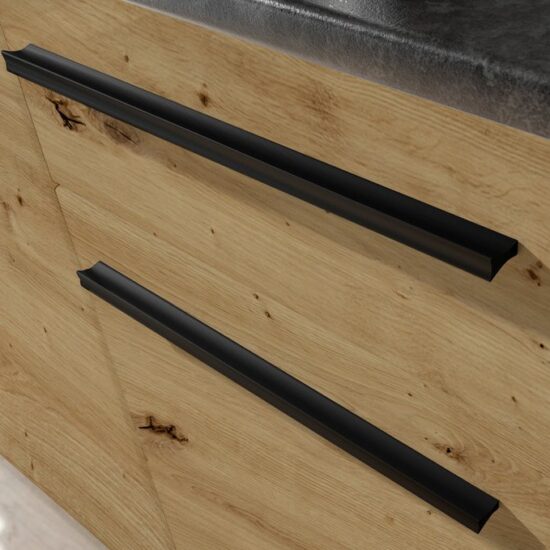 BASIC by Balculina Pantryküche Jazz Singleküche, Breite 160 cm, wahlweise mit E-Geräten und Mikrowelle – Image 7