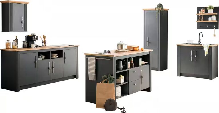 OTTO home Küche KS-Westminster, Breite 366 cm, ohne E-Geräte