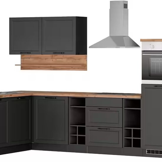 KOCHSTATION Winkelküche KS-Lana, Stellbreite 240/360 cm, wahlweise mit E-Geräten – Image 10