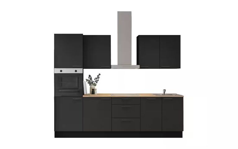 nobilia® Küchenzeile Norr, individuell anpassbar, gratis Küchenplanung mit Profis, (Breite 270 cm), vormontiert, wahlw. mit E-Geräten, inkl. Lieferung