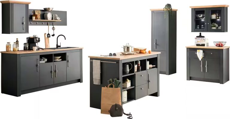 OTTO home Küche KS-Westminster, Breite 366 cm, ohne E-Geräte