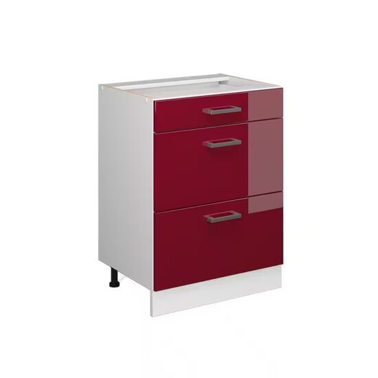 Vicco Unterschrank R-Line, Sonoma/Weiß, 60 cm ohne Arbeitsplatte (1-St) – Image 5