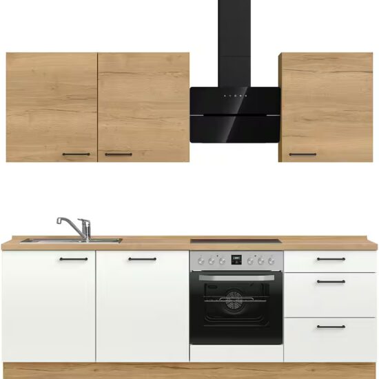 nobilia® Küchenzeile "MIAMI", NEU: individuell anpassbar mit gratis Profi-Beratung, vormontiert, Breite 180 cm, Ausrichtung wählbar, wahlw. mit E-Geräten – Image 10