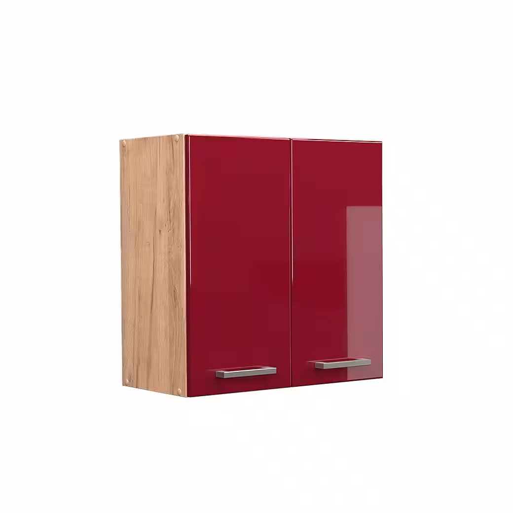 Vicco Hängeschrank R-Line, Weiß Hochglanz/Goldkraft Eiche, 60 cm (1-St) – Image 5