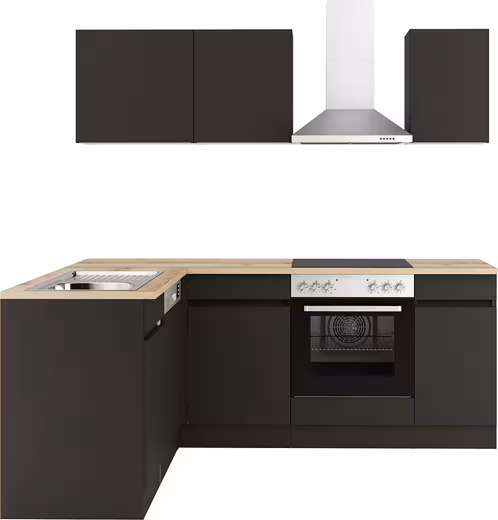 OPTIFIT Küchenzeile Roth, Stellmaße 210x175 cm,wahlweise mit E-Geräten, Push-to-Open-Funktion – Image 10