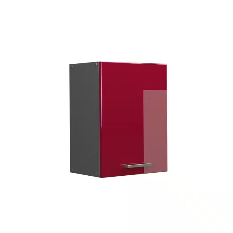Vicco Hängeschrank R-Line, Schwarz Hochglanz/Anthrazit, 45 cm (1-St)