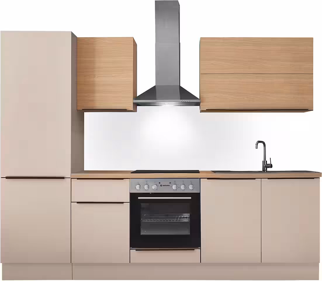 KOCHSTATION Küchenzeile Cocco B/H/T 270x211x60 cm, Breite 270 cm, wahlweise mit E-Geräten und Induktion – Image 3