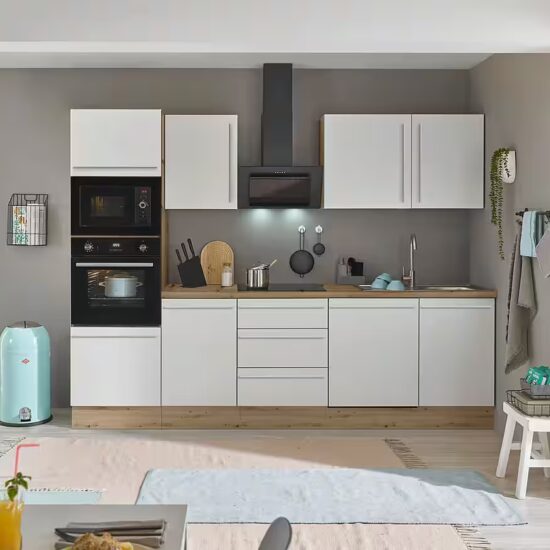 KOCHSTATION Küchenzeile Florida, Breite 280 cm, wahlweise mit E-Geräten,Softclose für Türen/Schubkästen – Image 3