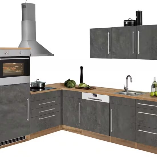 KOCHSTATION Winkelküche KS-Samos, Stellbreite 200x270 cm, wahlweise mit E-Geräten und Induktion – Image 11