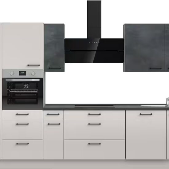 nobilia® Küchenzeile "MIAMI", NEU: individuell anpassbar mit gratis Profi-Beratung, vormontiert, Breite 360 cm, Ausrichtung wählbar, wahlw. mit E-Geräten – Image 11