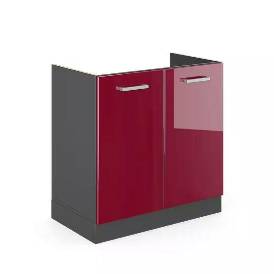 Vicco Unterschrank R-Line, Goldkraft Eiche/Anthrazit, 80 cm ohne Arbeitsplatte (1-St) – Image 4