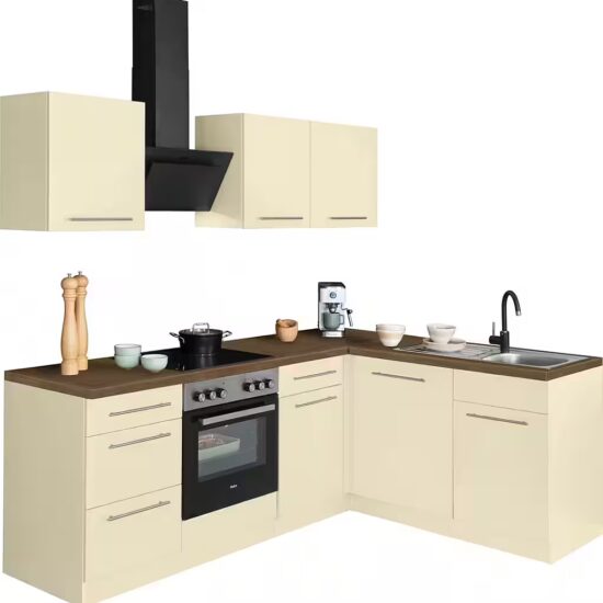 wiho Küchen Winkelküche Unna, mit E-Geräten, Stellbreite 220 x 170 cm – Image 4