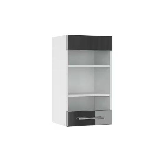 Vicco Glashängeschrank Fame-Line, Weiß Hochglanz/Weiß, 40 cm (1-St) – Image 4