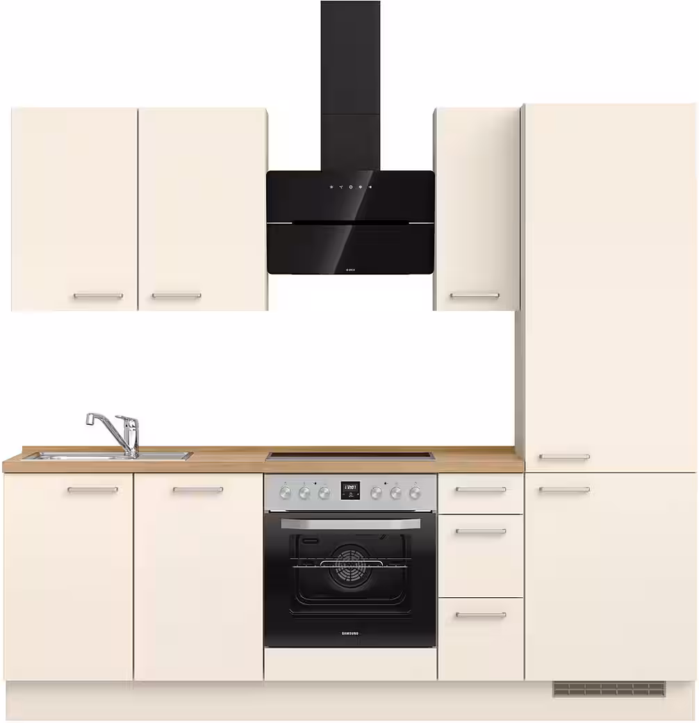 nobilia® Küchenzeile "Touch II", NEU: individuell anpassbar mit gratis Profi-Beratung, vormontiert, Breite 240 cm, Ausrichtung wählbar, wahlw. mit E-Geräten – Image 11