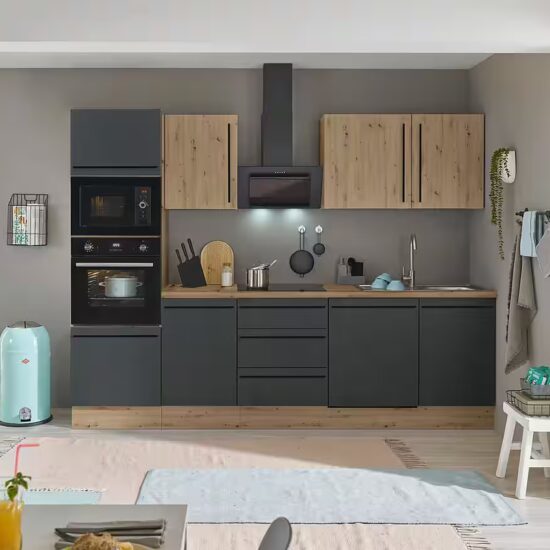 KOCHSTATION Küchenzeile Florida, Breite 280 cm, wahlweise mit E-Geräten,Softclose für Türen/Schubkästen – Image 4