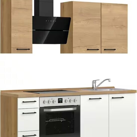 nobilia® Küchenzeile "MIAMI", NEU: individuell anpassbar mit gratis Profi-Beratung, vormontiert, Breite 180 cm, Ausrichtung wählbar, wahlw. mit E-Geräten – Image 4
