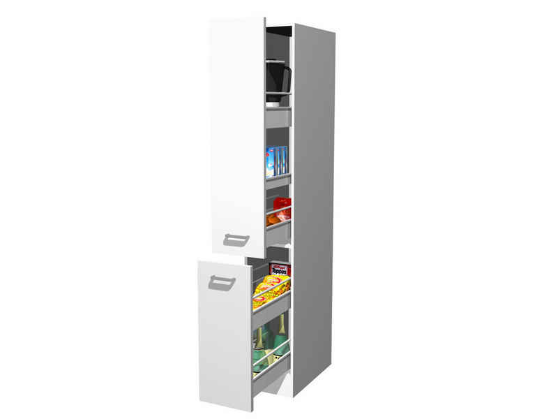 Flex-Well Apothekerschrank Apothekerschrank Küche - 30 cm breit - Weiß – Witus – Image 1